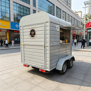 Unique Design Steam <b>Table</b> Food Truck Custom Dumpling Cook Catering Trailer - Product Image 1