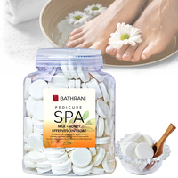 Bathrani Hand & Foot Spa Soins personnels des pieds Désinfection Pédicure Soins effervescents Soak Fizz Tablet Coffret cadeau pour femme