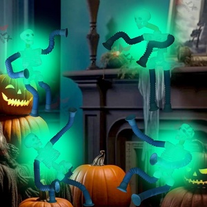 Tendance 2025 Halloween soulagement de l'anxiété Fidget <span class=keywords><strong>Pop</strong></span> jouets télescopique ventouse jouet <span class=keywords><strong>Pop</strong></span> Tubes squelette lumière Fidget jouets pour enfants - Product Image 3