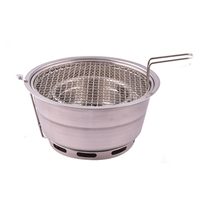 Poterie pour barbecue au charbon de bois, grille de table pour barbecue d'intérieur