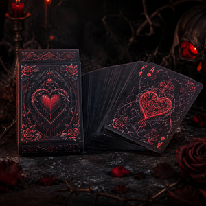 Cartes à jouer d'Halloween personnalisées avec motifs cachés UV fluorescents, impression <span class=keywords><strong>de</strong></span> code QR individuel disponible sur les deux côtés - Product Image 1