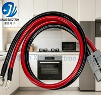 Kabel Ekstensi Daya 12V/24V Kustom Pabrik dengan Terminal Cincin - Konektor Tipe 50A untuk Sepeda Motor, Karavan, Solar, E-bike