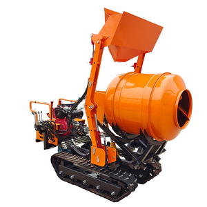 Bétonnière autochargeante Diesel Crawler 500L de petite taille - Product Image 1