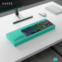 Clavier mécanique filaire avec axe vert USB pour ordinateurs de bureau Notebooks E-Sports Gaming Keyboard