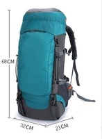 Sac à dos de randonnée imperméable de grande capacité 60L/65L tendance pour les activités de plein air, la randonnée, la pêche, le camping, les voyages