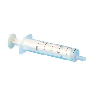 CE ISO Two part 5ml disposable syringe/luer slip