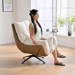 เก้าอี้โซฟาเดี่ยวสไตล์มินิมอลสมัยใหม่ ปรับเอนได้ โครงสร้างแข็งแรง สำหรับห้องนั่งเล่น - Product Image 1