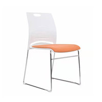 Ensemble table et chaises de conférence modernes en maille pour centre de formation, salon et hôtel – Conception empilable