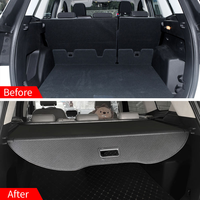 Vente en gros pare-soleil arrière rétractable Couvre-bagages arrière noir Coffre Tonneau Couvre-bagages pour Ford Kuga 2013-2018