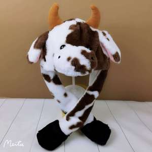 Nhiều Màu Phim Hoạt Hình Thỏ <span class=keywords><strong>LED</strong></span> Phát Sáng Earmuffs Ánh Sáng Động Vật Sang Trọng Hat Di Chuyển Nhảy Tai PP Bông Sang Trọng Đồ Chơi Căng Thẳng Cứu Trợ - Product Image 5