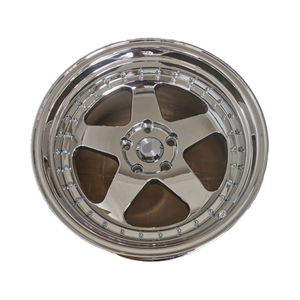 Rines <span class=keywords><strong>de</strong></span> Aluminio Cromado para Automóvil <span class=keywords><strong>de</strong></span> Pasajeros Freedom Dream <span class=keywords><strong>de</strong></span> 18 Pulgadas, 5 Orificios, 5x114.3, ET30, Tamaños Escalonados, Precio <span class=keywords><strong>de</strong></span> Fábrica en China - Product Image 1