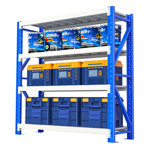 重型仓库货架 冷轧钢货架 可拆卸储物架 仓库货架 货架工厂 - Product Image 1