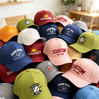 Gorras de Papá Personalizadas con Logotipo Bordado, de Alta Calidad, Impermeables, de Secado Rápido, al por Mayor, Gorras Trucker de 5 Paneles con Malla Perforada y Cierre a Presión