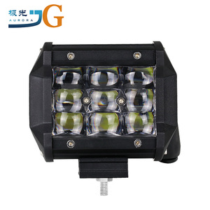 Aurora 4Inch 4 ''27 W 4X4 LED Làm Việc Lái Xe Ánh Sáng Off Road Ánh Sáng Tại Chỗ LED Off Road Đèn Sương Mù Cho Xe Tải Xe Máy SUV ATV - Product Image 1