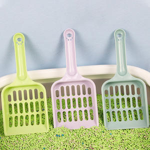 Pelle à litière pour chat en plastique, résistante aux chutes, avec manche long creux, pour litière de tofu, fournitures de nettoyage pour animaux de compagnie - Product Image 5