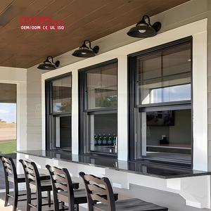 Ventana corredera prefabricada moderna, casa de acero de aluminio, oficina con malla de pantalla, ventana elevadora - Product Image 3