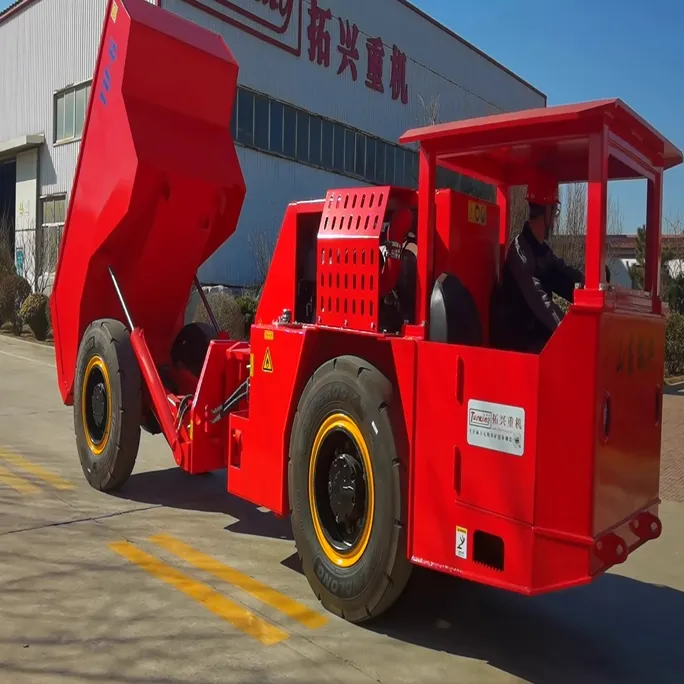 Mini camion à benne basculante 6 tonnes TU-6 Yantai mining truck machine mine d'or