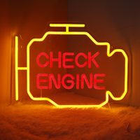 Kontrol motor işık Neon İşaretler duvar dekor için LED garaj Neon işaretleri duvar sanat hediyeler için baba için adam oto tamir dükkanı