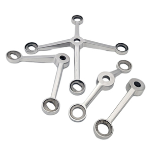 Hyqy nhà sản xuất giá tùy chỉnh kích thước SS316 thép không gỉ <span class=keywords><strong>Spider</strong></span> phù hợp 2/3/4 Arms cho Glass mặt tiền bức tường rèm - Product Image 1