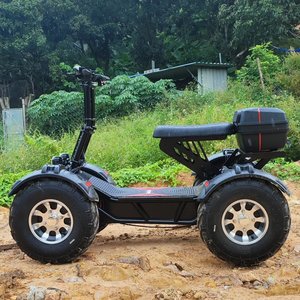 FLJ Four Drive 67.2V 80Ah Scooter Électrique Étanche en Alliage d'Aluminium avec Pneus Tout-Terrain de 21 Pouces Double Suspension Vitesse Rapide pour Adultes F16 - Product Image 3