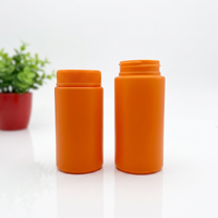 Flacon d'emballage pour compléments alimentaires 175cc 200cc, flacon orange pour vitamines et médicaments, flacon pour pilules et gélules, pot en plastique PET résistant aux enfants