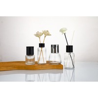 Bouteilles diffuseurs personnalisées avec logo, grandes bouteilles en verre pour diffuseur à bâtonnets avec bouchon, 50 ml, 100 ml, 150 ml, 200 ml, bouteille en verre pour arômes