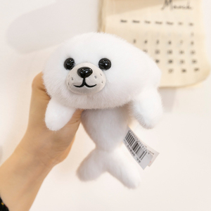 Toptan sevimli deniz hayvan peluş oyuncaklar yumuşak mühür köpekbalığı balina yunus bebekler özel Plushies PP pamuk dolum dolması hayvan oyuncaklar - Product Image 6
