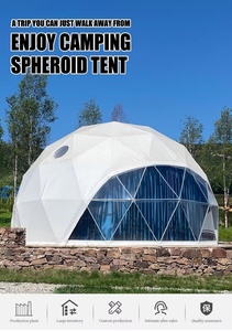 4-30m Maßgefertigtes Glamping-Kuppelzelt für Hotels |   Windbeständigkeit Stufe 10 |   B1 Feuerfestes PVC-Zelt für Resorts & Camping - Product Image 6