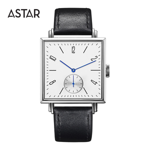 Custom moq basso oem <span class=keywords><strong>unisex</strong></span> 5atm 316L in acciaio inox minimalista meccanici quadrato posteriore trasparente <span class=keywords><strong>orologio</strong></span> <span class=keywords><strong>automatico</strong></span> per la vendita - Product Image 1