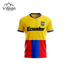 Оптовая продажа OEM: Футбольная форма сборной Эквадора 2026 года, Таиланд, на заказ, высокое качество, профессиональная командная экипировка - Product Image 1