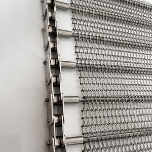 304 konveyör bant dokuma gıda sınıfı örgü bant Metal konveyör bant - Product Image 2