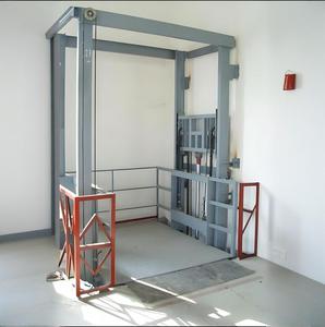 ลิฟต์ขนส่งสินค้าแบบรางคู่ 3 ชั้น 2 ชั้น สำหรับคลังสินค้า ลิฟต์ไฮดรอลิกสำหรับขนส่งสินค้าก่อสร้าง - Product Image 6