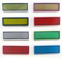 Pin portátil en varios idiomas, miniinsignia LED con nombre, nombre, número, precio, para teléfono inteligente
