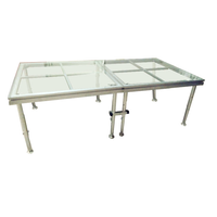 Plateforme de scène portable en acrylique, scène de mariage indienne Mandap