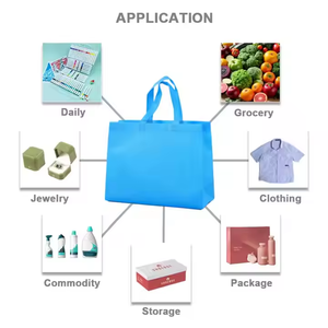 Bolsa Ecológica Personalizada con Logotipo, <span class=keywords><strong>de</strong></span> PP Reciclado, No Tejida, con Asa Cosida y Sellada Térmicamente, Resistente a la Decoloración, Reutilizable, para Campañas Ecológicas <span class=keywords><strong>de</strong></span> Comercio Minorista - Product Image 5