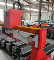 Machine de fraisage CNC 3D à 5 axes multi-têtes 4, 6, 8, 10, 12, avec ATC rotatif, pour le bois, de fabrication coréenne, prix Chine