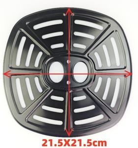 Ensemble d'accessoires 21.5x21.5cm pour friteuse à air de grande capacité <span class=keywords><strong>Plaque</strong></span> à légumes carrée antiadhésive et support de support pour la cuisine à domicile - Product Image 6