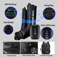 Professionnel 4 6 8 Chambres Pressothérapie Logo Personnalisé Lymphoedème Sport Relax Air Compression Récupération Bottes Jambe Masseur Machine