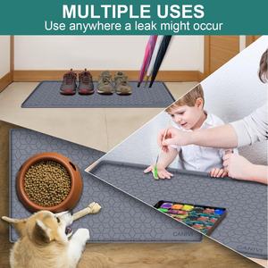 Tapete de Silicona Impermeable y Ecológico de 34" X 22" para Debajo del Fregadero, Revestimiento para Gabinetes de Cocina, Bandeja para Goteo, Color Personalizado, Empaquetado en Cartón - Product Image 4