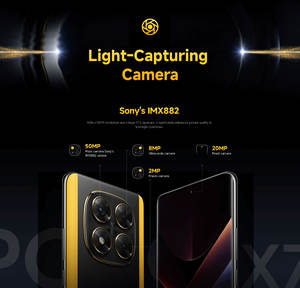 Smartphone Poco X7 con Ricarica Rapida 100W, Tastiera QWERTY, Riconoscimento Facciale, Funzioni di Gioco e Fotocamera per Selfie - Product Image 5