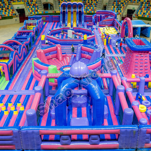 Parc de jeux gonflable géant d'aventure, parcours d'obstacles gonflable, jeux d'amusement, parc de <span class=keywords><strong>trampoline</strong></span> gonflable - Product Image 3