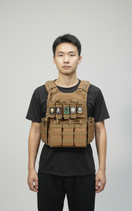 マルチポーチプレートキャリア付き屋外ボディ保護戦術ベストパーソナルディフェンス機器用 - Product Image 4