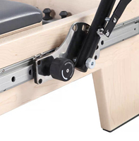 Machine de Pilates et de yoga multifonctionnelle portable en bois d'érable avec jambes rétractables pour studios de Pilates professionnels