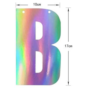 Décoration de fête à thème vert guirlande fournitures signes pour <span class=keywords><strong>anniversaire</strong></span> drôle pépinière décor suspendu 13 pièces bannière <span class=keywords><strong>joyeux</strong></span> <span class=keywords><strong>anniversaire</strong></span> - Product Image 3