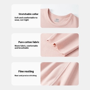 2025 saison hommes femmes anti-bactérien chaud Base chemise coupe ajustée col rond doublé polaire longue <span class=keywords><strong>gélatine</strong></span> costume pour automne vêtements d'extérieur - Product Image 2