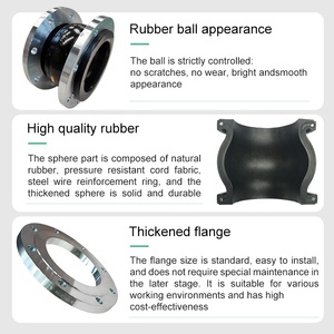 ข้อต่อขยายแบบยืดหยุ่นเหล็กโลหะราคาขายส่ง ข้อต่อยางขยาย - Product Image 3