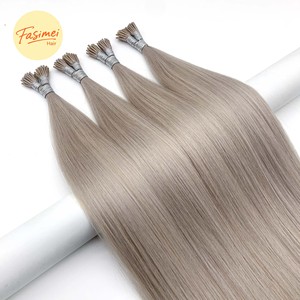 Extensions de cheveux I-Tip pré-collées 100 % naturelles, cheveux humains européens, super double drawn, prix d'usine, vente chaude 2026 - Product Image 2