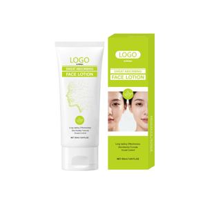 Lozione <span class=keywords><strong>Viso</strong></span> Assorbente Sudore Antitraspirante Controllo Olio Lunga Durata Rinfrescante Pelle Sensibile Fronte e Zona a T 50ml Ingrosso - Product Image 1