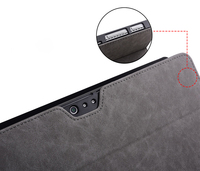 Étui universel en cuir noir pour tablette Microsoft surface pro 7, 12.3 pouces