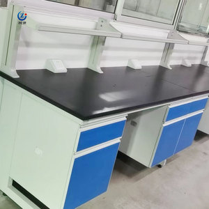 Quang học nhựa Epoxy Máy tính để bàn hóa học trường tường bên gắn phòng thí nghiệm làm việc băng ghế dự bị bảng với ổ cắm - Product Image 3